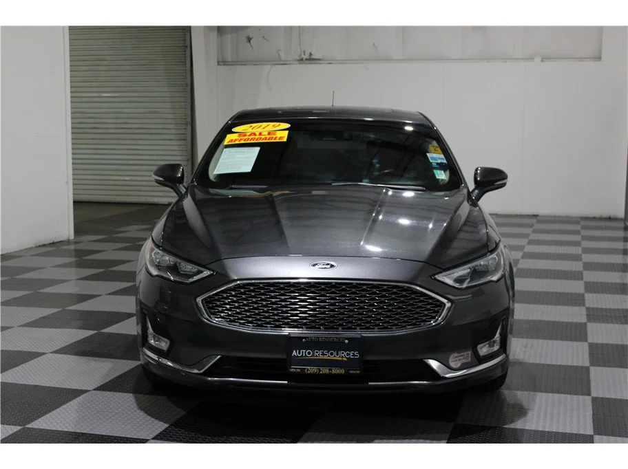 Used 2019 Dark Gray Ford Titanium image 2