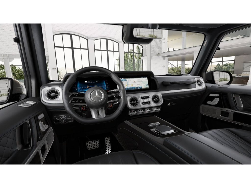 New 2027 MANUFAKTUR Moonlight White Metallic Mercedes-Benz AMG® G 63 SUV image 46