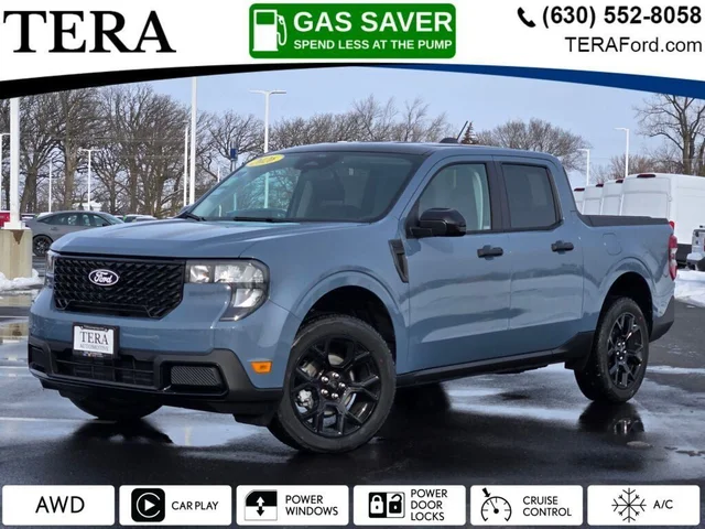 New 2026 Azure Gray Metallic Tri-Coat Ford Maverick XLT SuperCrew