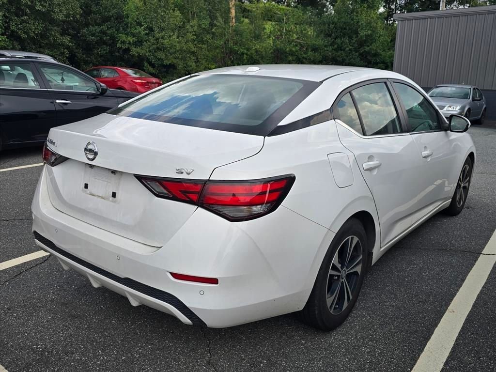 Used 2021 White Nissan SV image 8