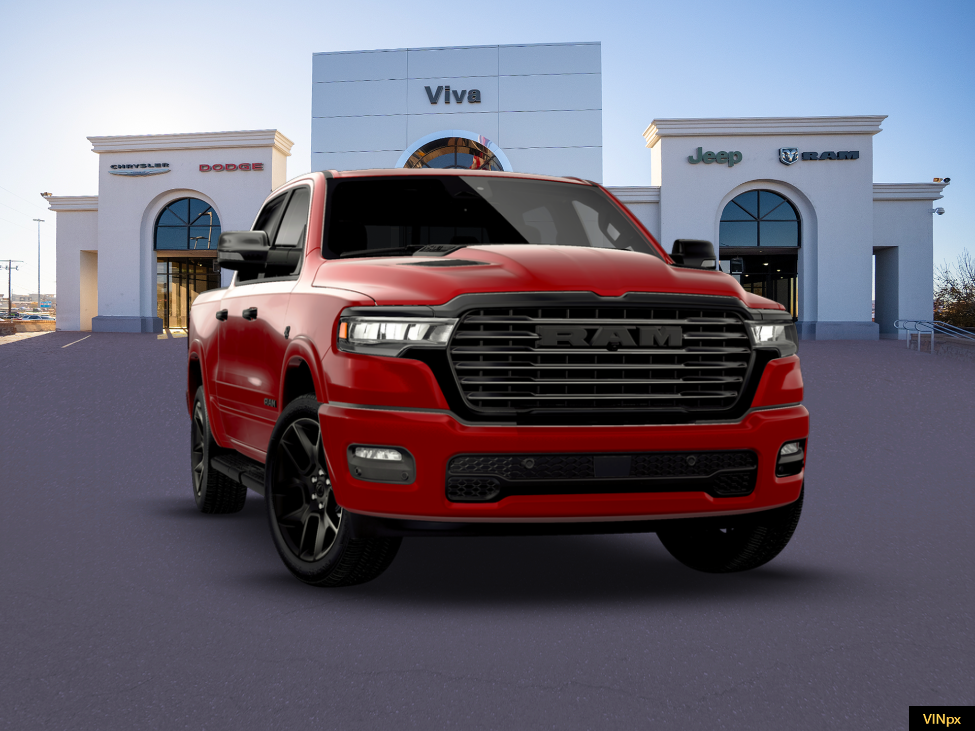 New 2026 Molten Red Pearl-Coat Exterior Paint RAM LARAMIE image 28