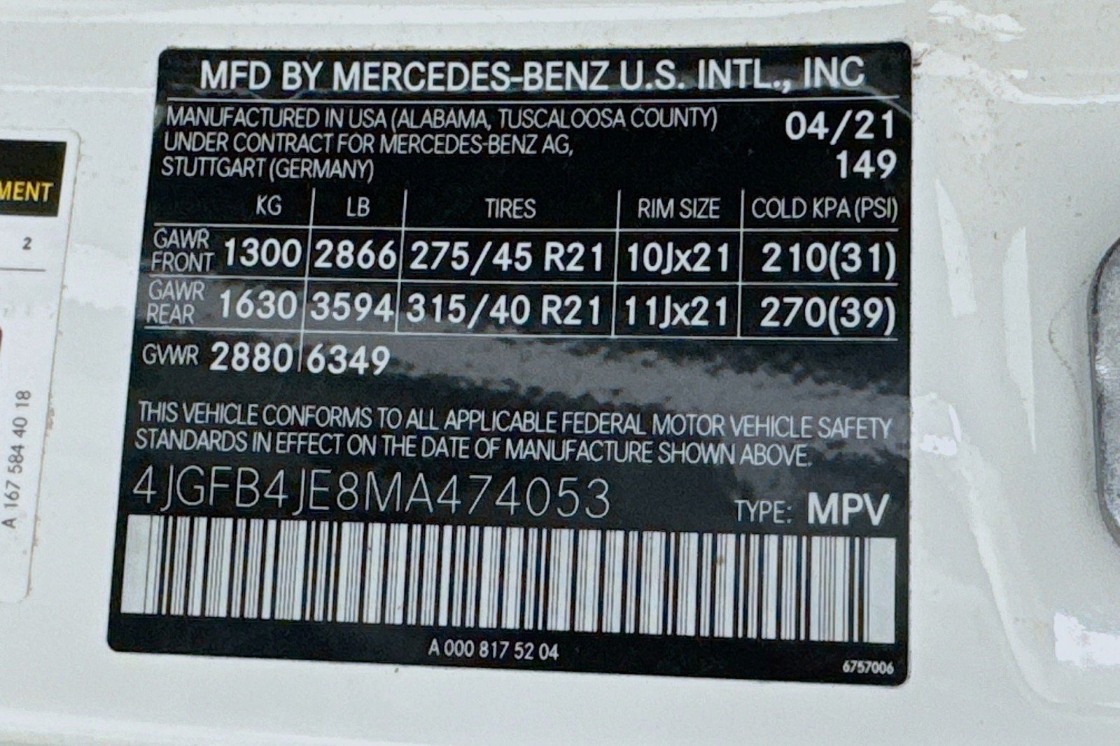 Used 2021 Polar White Mercedes-Benz GLE 350 image 25