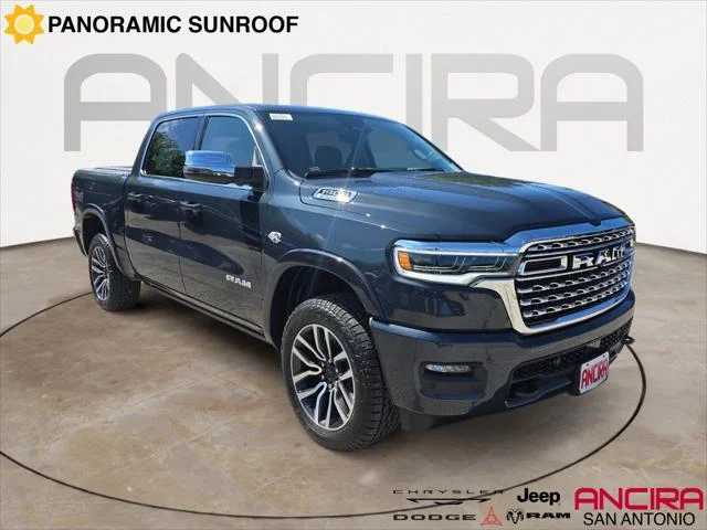 New 2026 Forged Blue Metallic Exterior Paint RAM Limited Longhorn image 1