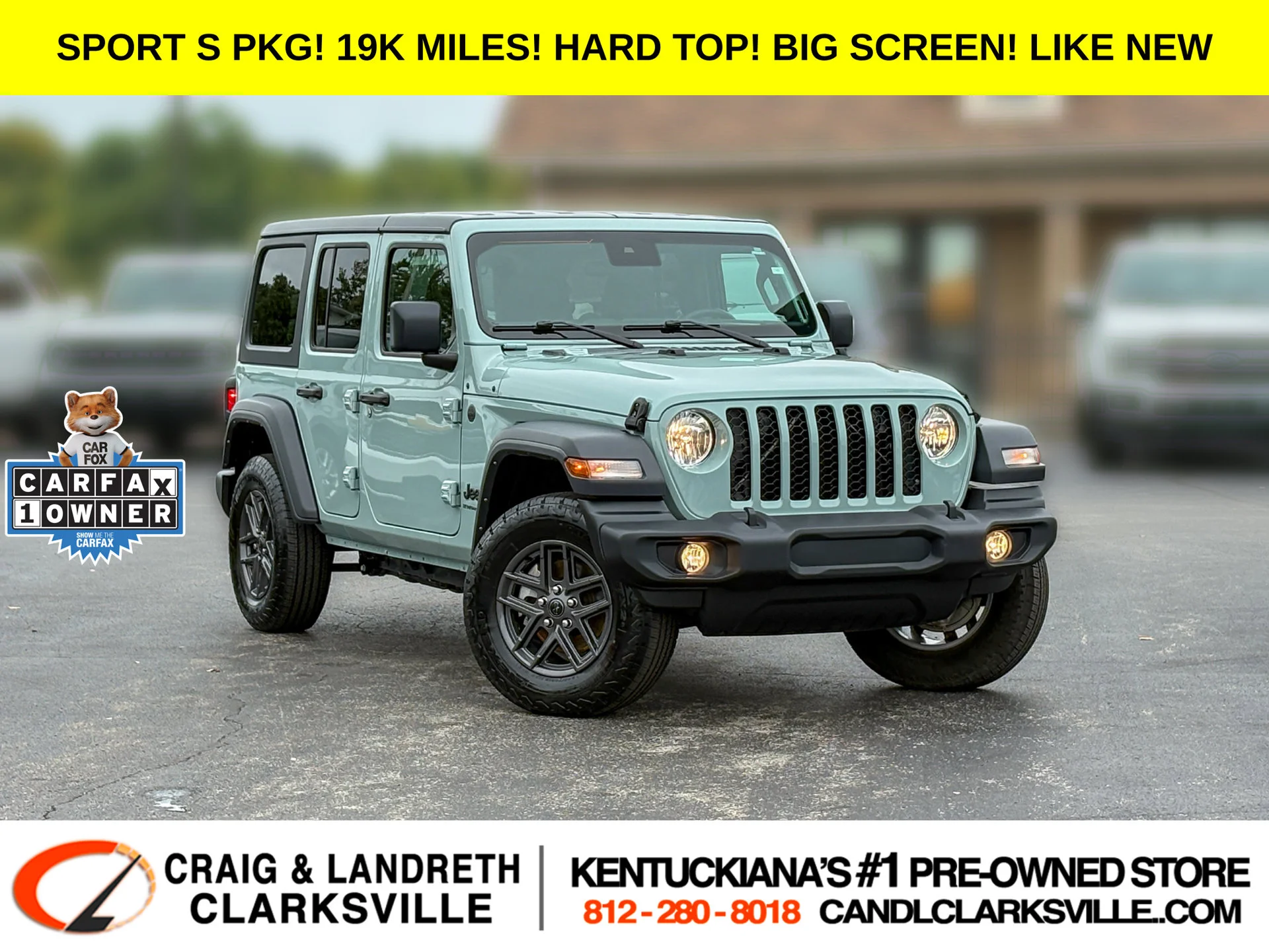 Used 2024 Gray Jeep Sport S image 1
