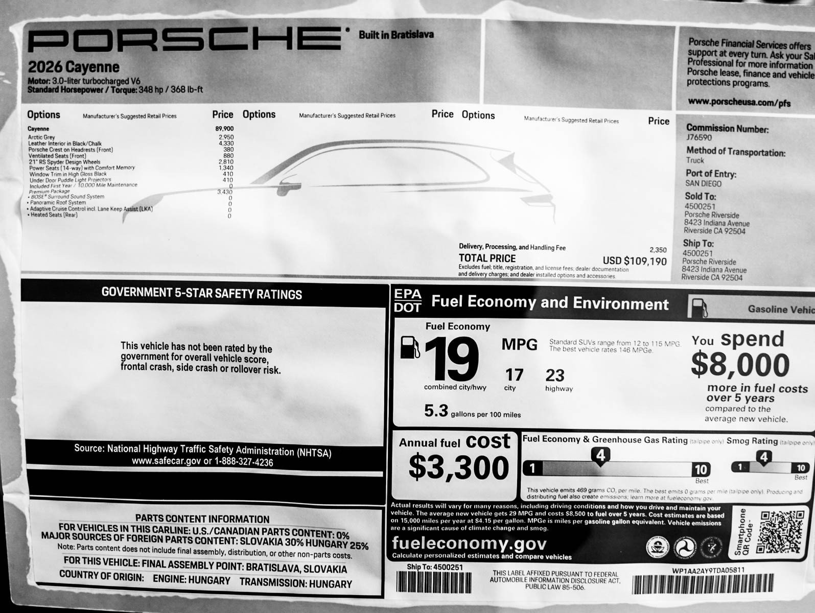 New 2026 ARCTIC GREY Porsche  image 33