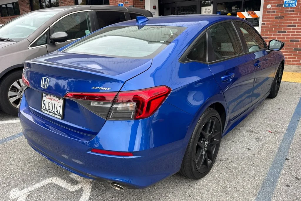 Used 2024 Aegean Blue Metallic Honda Sport image 5