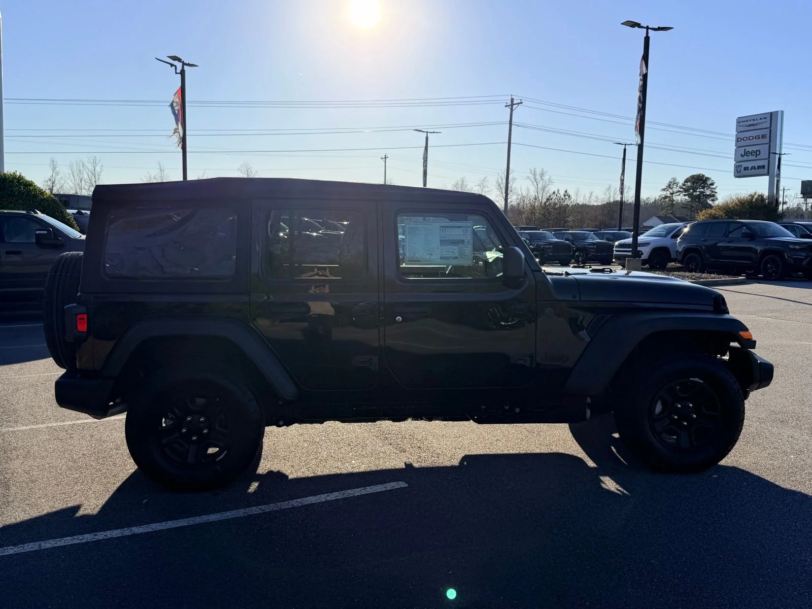 New 2026 Black Clear-Coat Exterior Paint Jeep Sport image 11