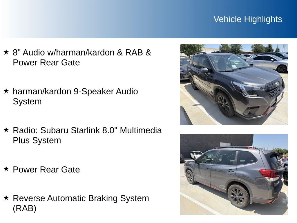 Used 2023 Gray Subaru Sport image 5