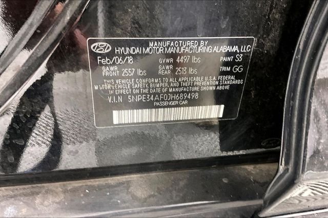 Used 2018 Black Hyundai SEL image 4