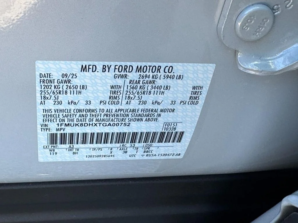 New 2026 Space White Metallic Ford Active image 17