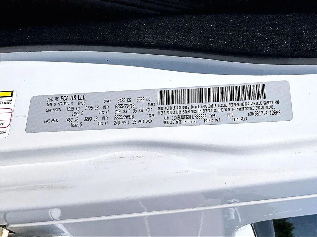 Used 2015 White Jeep Unlimited Sahara image 36