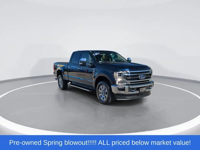 Used 2021 Blue Ford Lariat image 2
