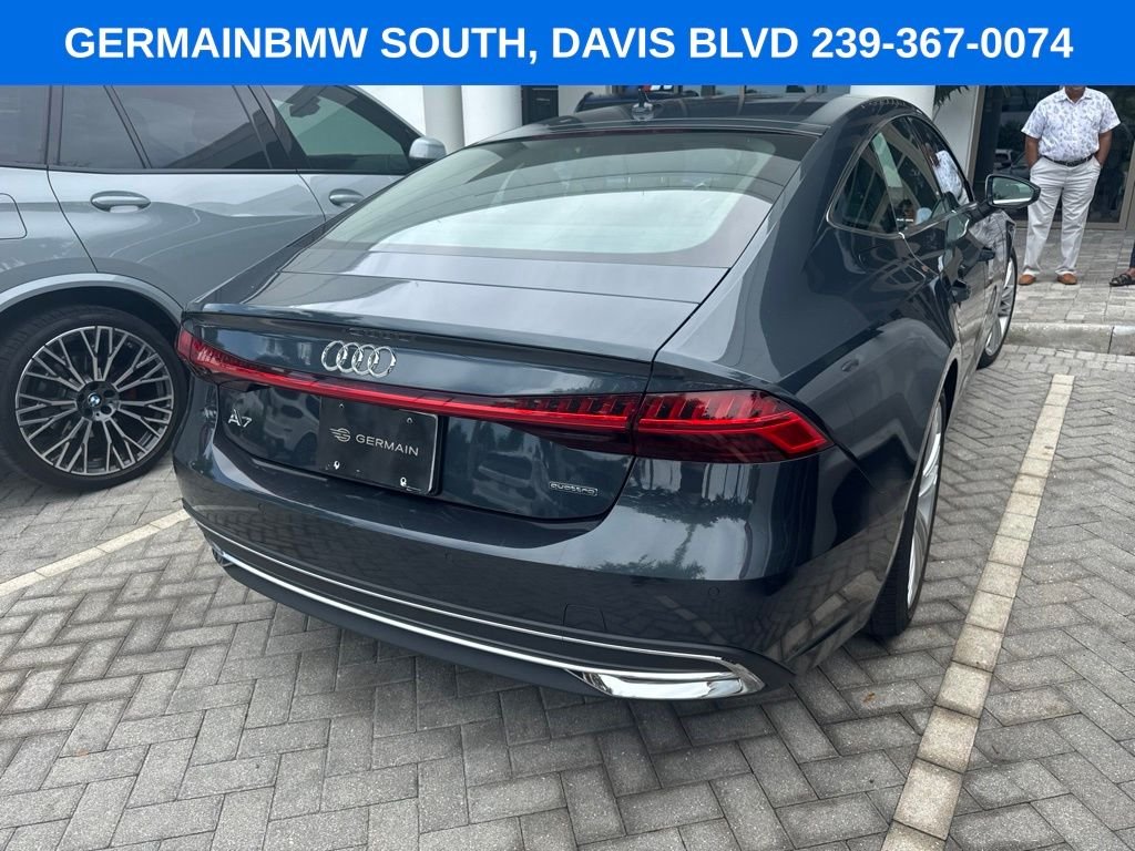 Used 2019 Triton Blue Audi 3.0T Premium Plus image 7