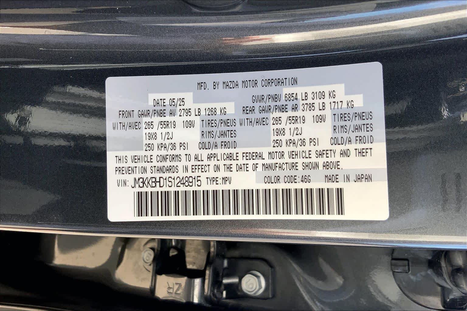 Used 2025 Machine Gray Metallic Mazda Preferred Package image 35