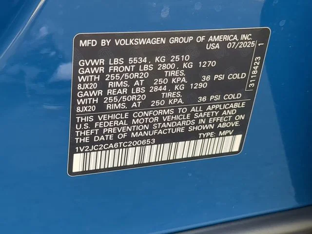 2026 Volkswagen Atlas Cross Sport SE w/Tech - Photo 35