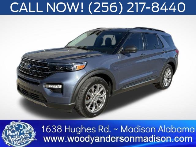 Certified Used 2021 Infinite Blue Metallic Tinted Clearcoat Ford XLT image 1