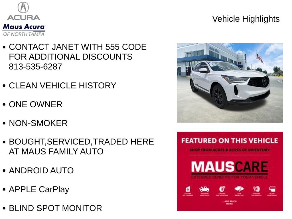 Used 2025 White Acura Base image 8