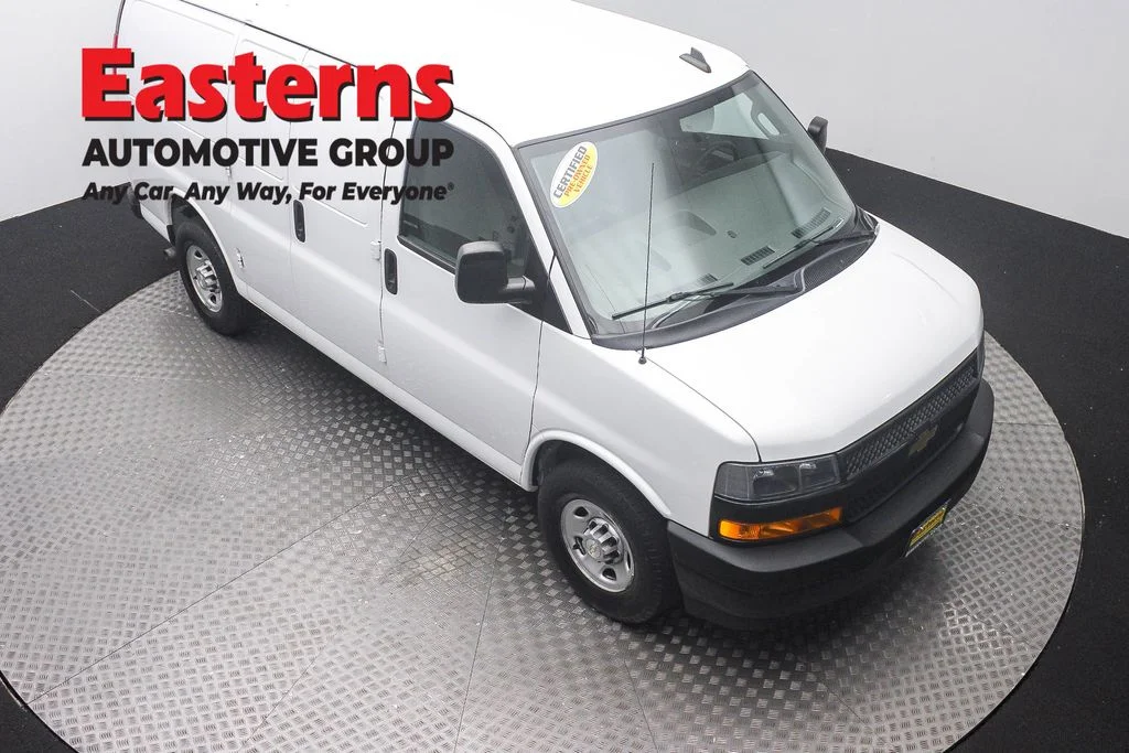 Used 2021 White Chevrolet Work Van image 3