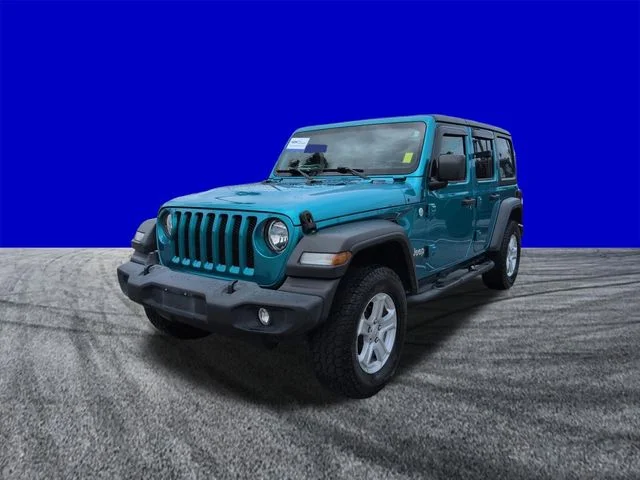 Certified Used 2020 Bikini Pearlcoat Jeep Unlimited Sport S image 8