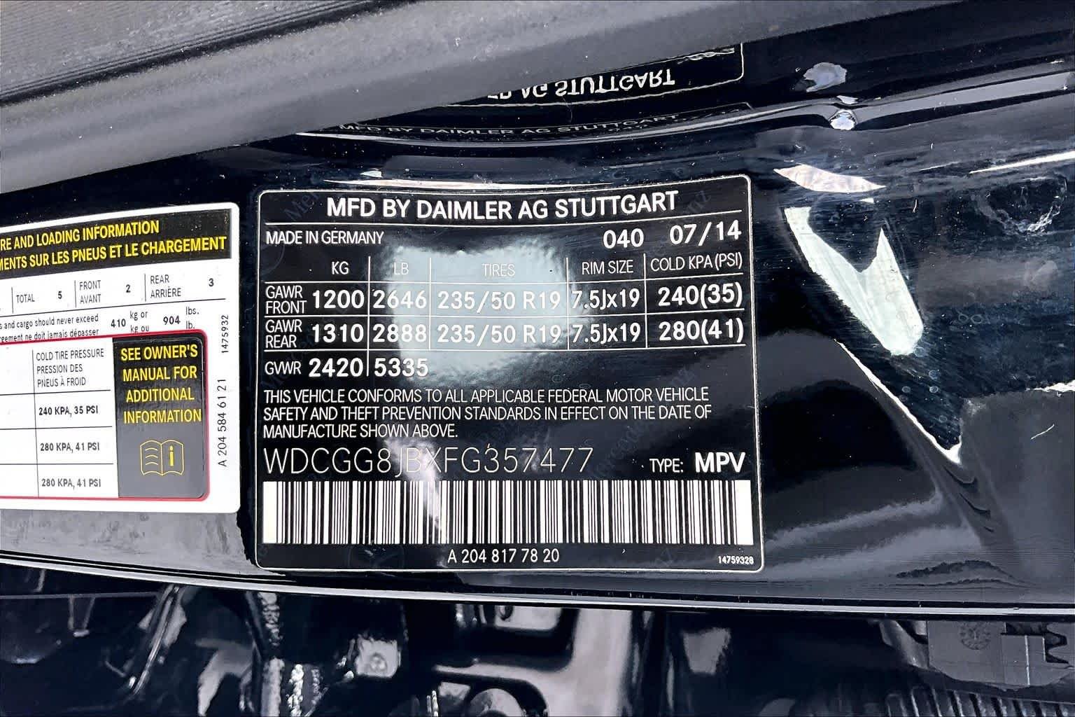Used 2015 Obsidian Black Metallic Mercedes-Benz GLK 350 image 31