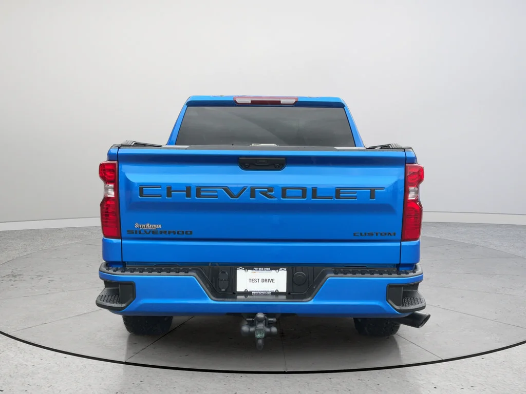 Certified Used 2025 Riptide Blue Metallic Chevrolet Custom image 8