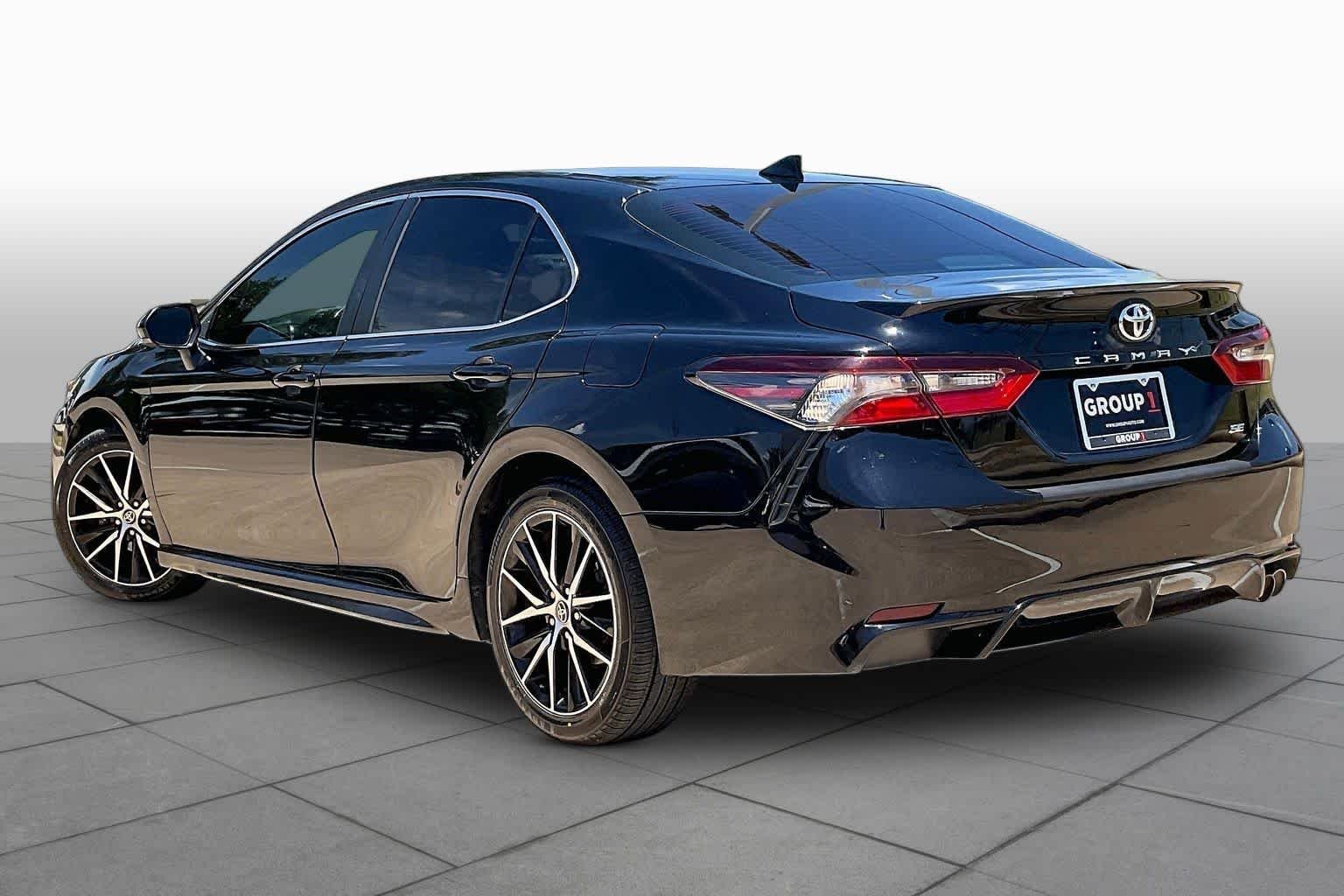 Used 2023 Midnight Black Metallic Toyota SE image 12