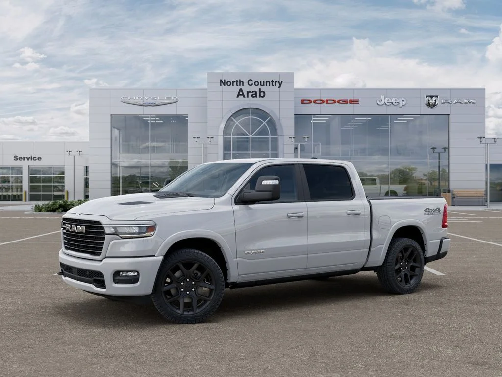 New 2026 Bright White Clear-Coat Exterior Paint RAM Laramie image 2