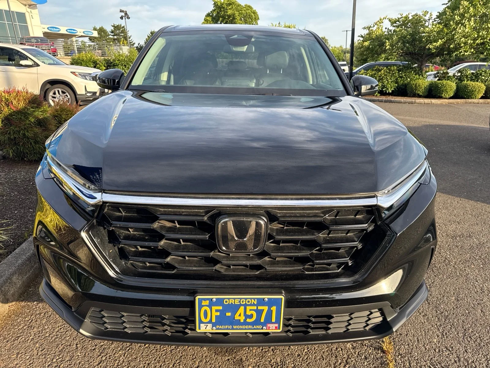 Used 2025 Crystal Black Pearl Honda EX image 2