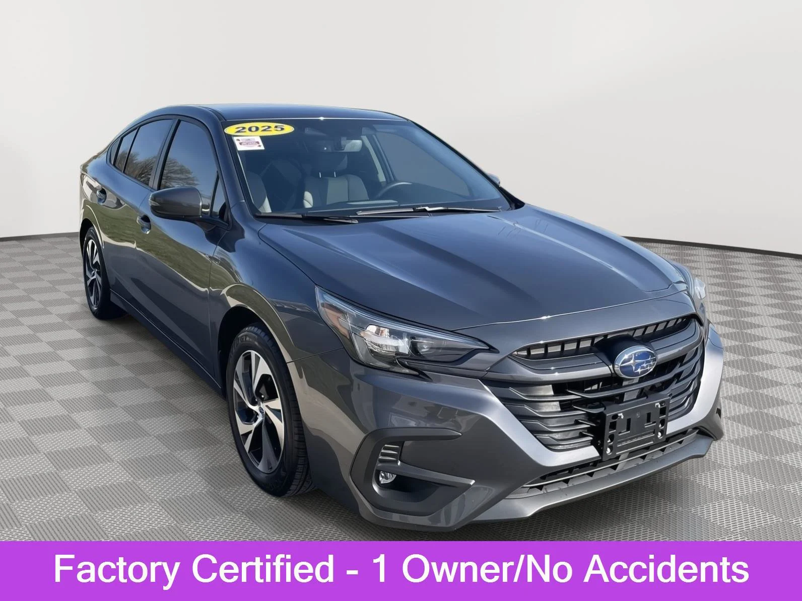 Certified Used 2025 Magnetite Gray Metallic Subaru Premium image 1