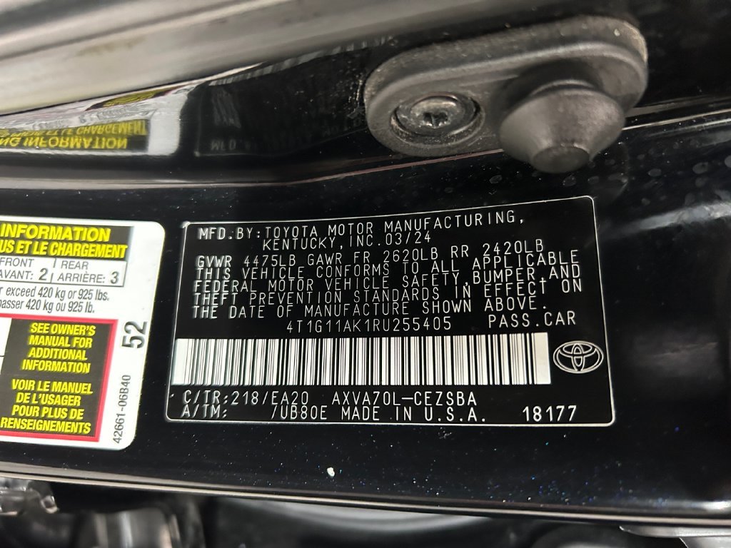 Used 2024 Black Toyota SE image 20