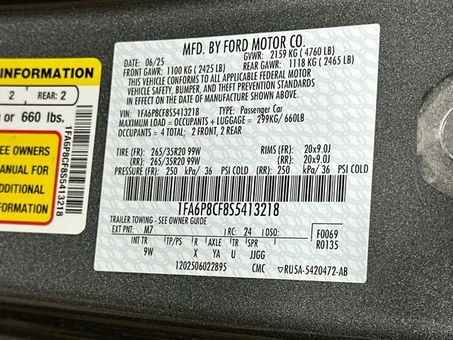 Certified Pre-Owned 2025 Ford Mustang GT Premium