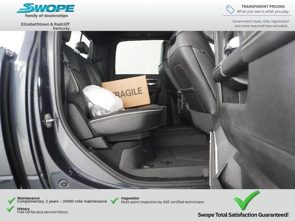 New 2026 Forged Blue Metallic Exterior Paint RAM Laramie image 9