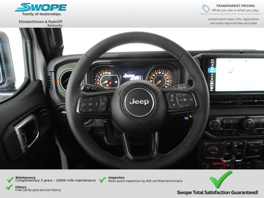 New 2026 Bright White Clear-Coat Exterior Paint Jeep Mojave image 15