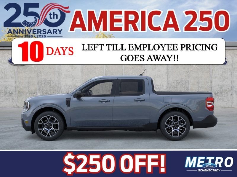 New 2026 Azure Gray Metallic Tri-Coat Ford Lariat image 4
