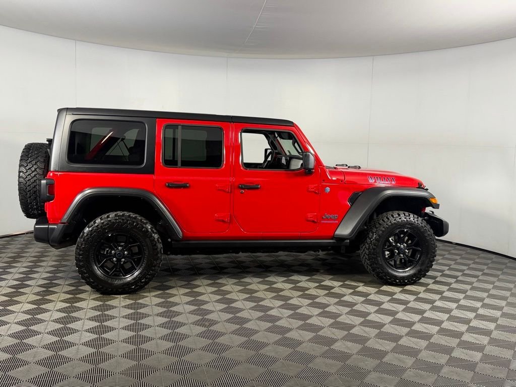 Certified Used 2025 Red Jeep Willys 4xe image 6