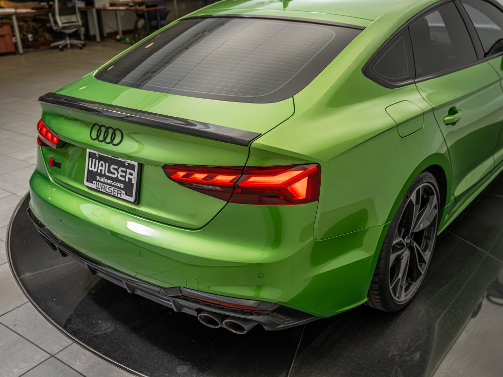 Used 2023 Java Green Metallic Audi Premium Plus image 18