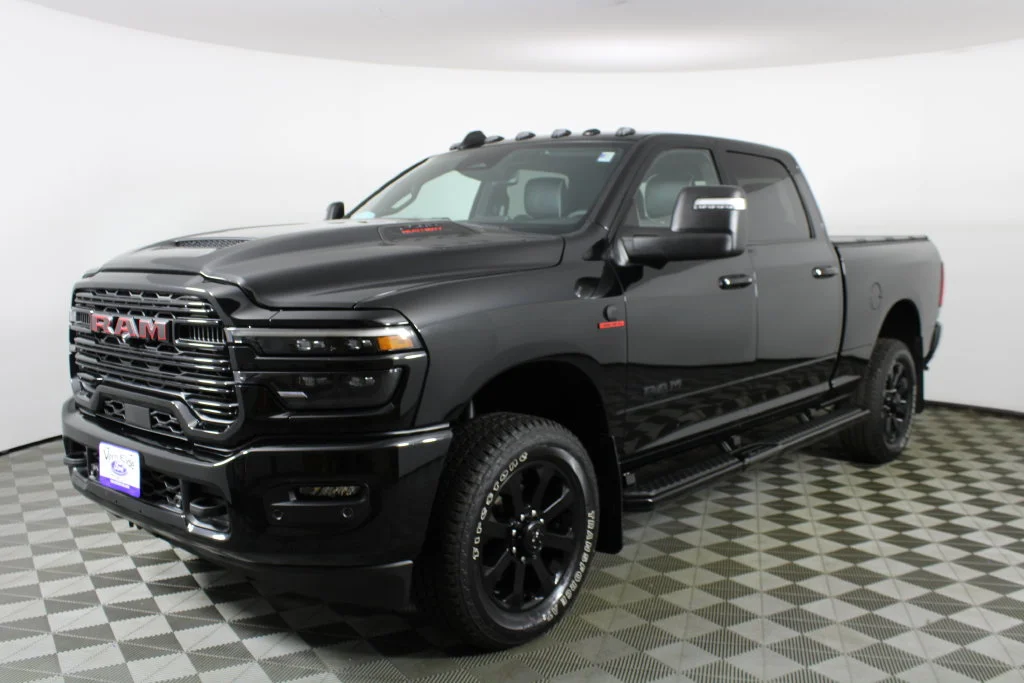 Used 2025 Diamond Black Ram Laramie image 3