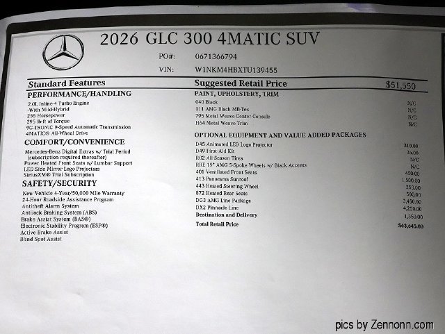 New 2026 Black Mercedes-Benz GLC 300 image 51