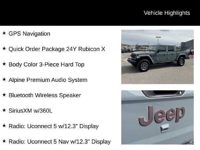 Used 2025 Anvil Clearcoat Jeep Rubicon image 8