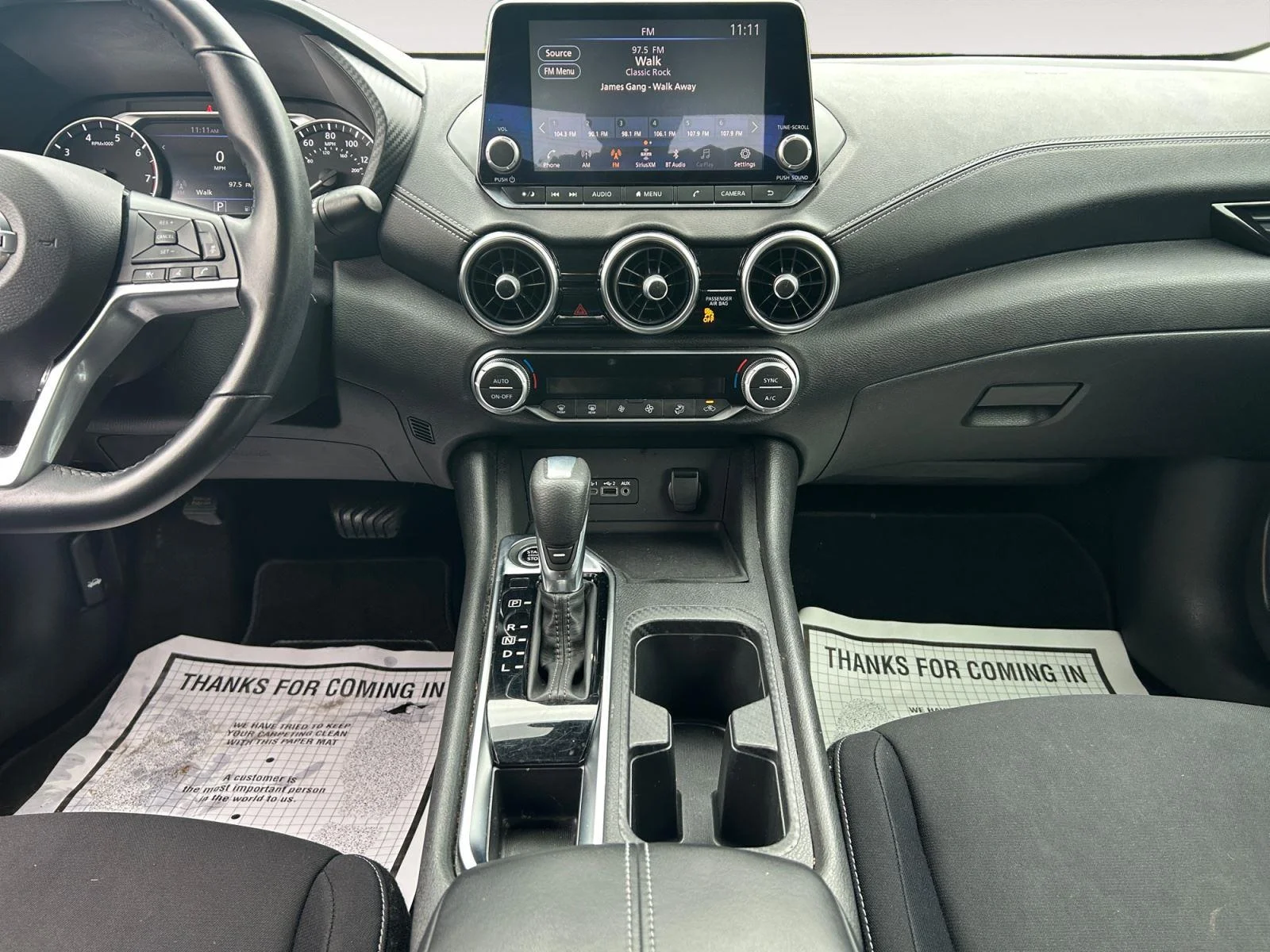 Used 2021 Gun Metallic Nissan SV image 11