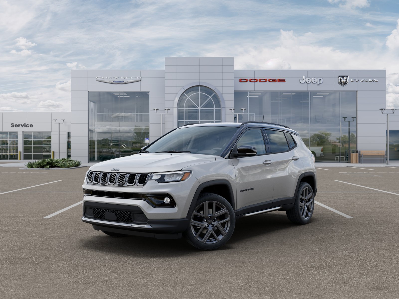 New 2025 Silver Zynith Metallic Clear-Coat Exterior Paint Jeep Limited image 27