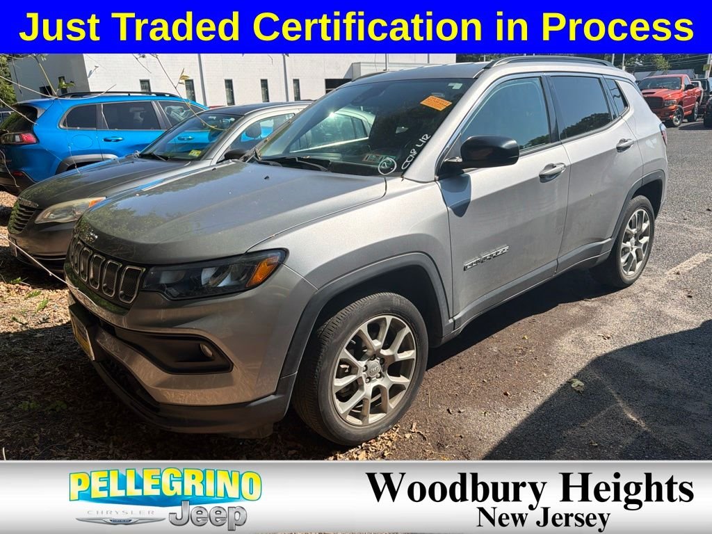 Certified Used 2022 Silver Jeep Latitude Lux image 1
