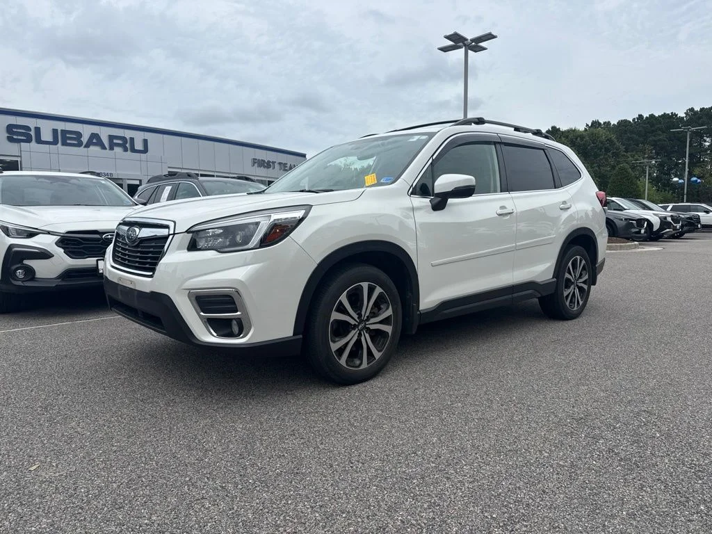 Used 2021 White Subaru Limited image 1