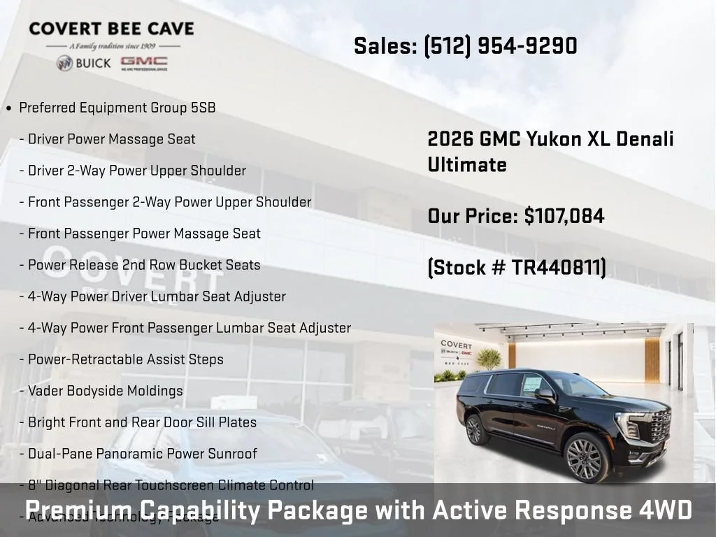 New 2026 GMC Yukon XL Denali Ultimate, photo 8