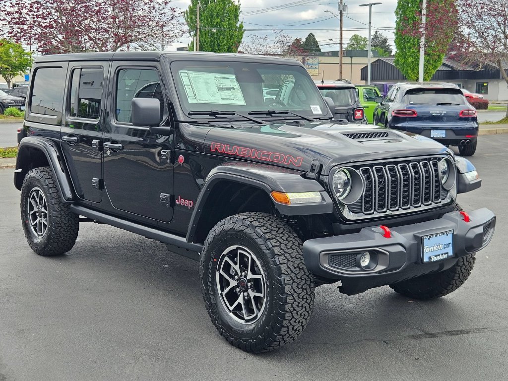 New 2026 Black Clear-Coat Exterior Paint Jeep Rubicon image 8