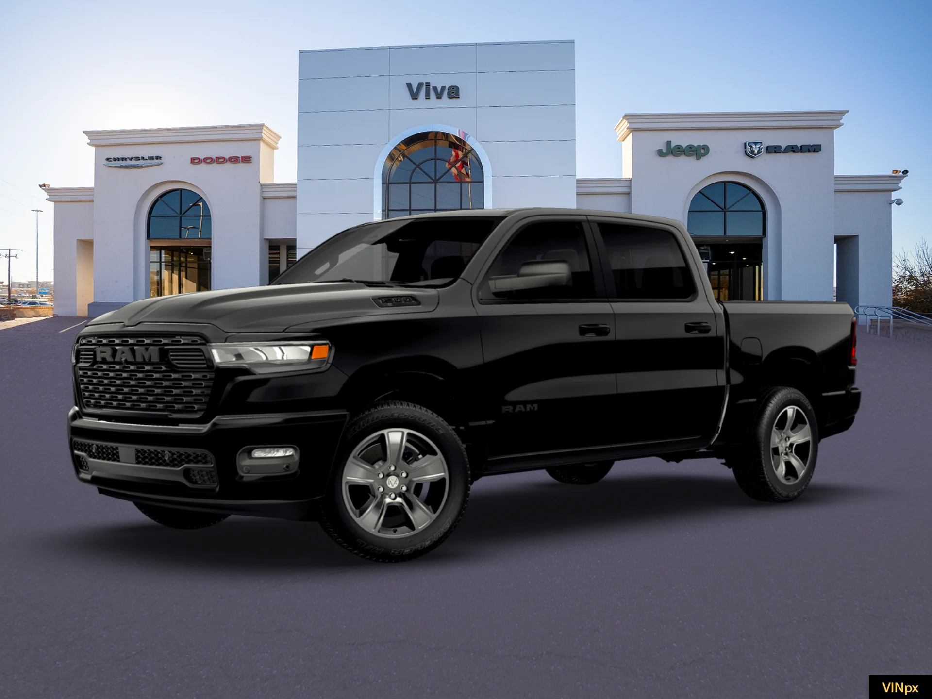 New 2026 Diamond Black Crystal Pearl-Coat Exterior Paint RAM  image 14