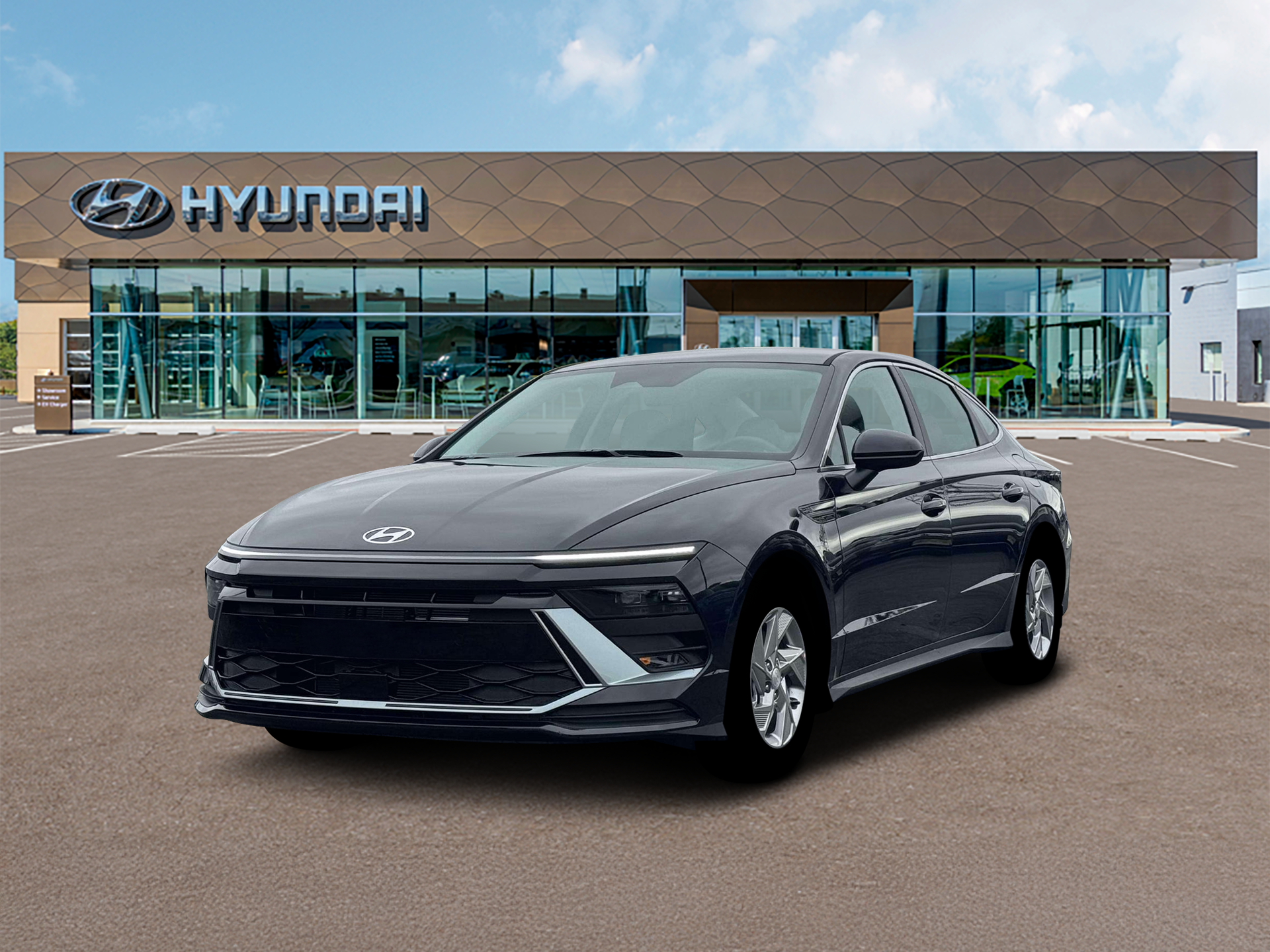 New 2026 Carbon Blue Hyundai SE image 1