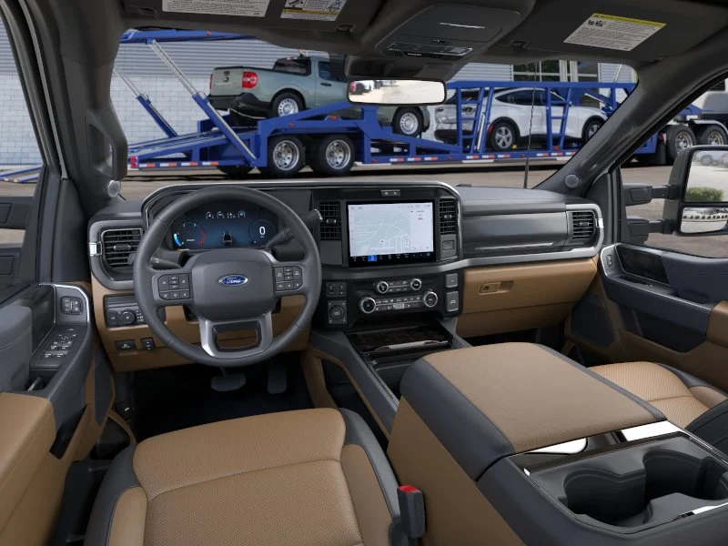 New 2026 Star White Metallic Tri-Coat Ford Lariat image 9
