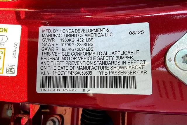 2025 Honda Accord SE - Photo 31