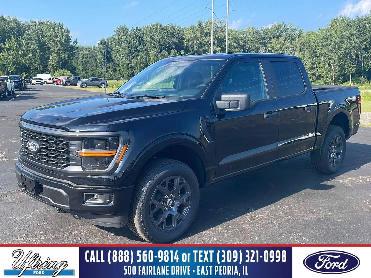 New 2026 Agate Black Metallic Ford STX image 1